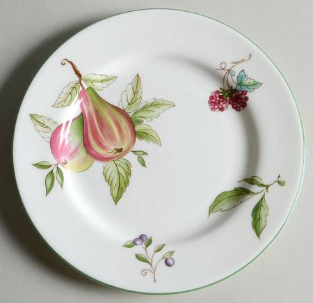 Georgian Fruit Bread & Butter Plate