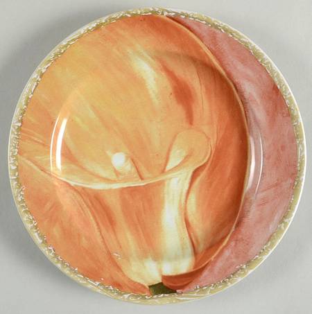 Artist's Garden Salad Plate