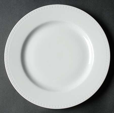 Beaded Hemstitch Salad Plate