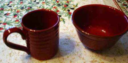 Villa Cortona Burgundy Mug