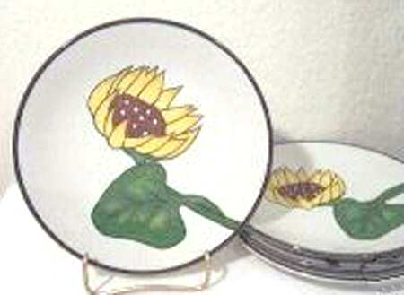 Sunflower Salad Plate