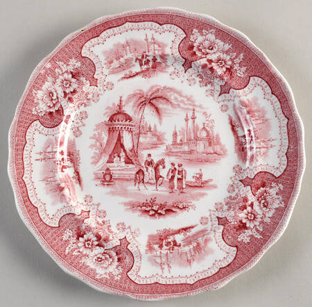 Palestine Red Luncheon Plate