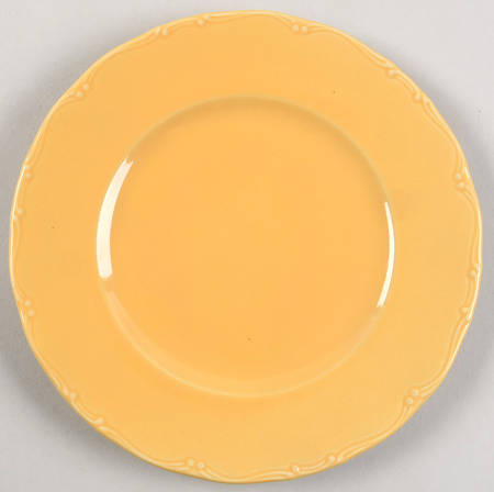 Romantic Yellow Salad Plate