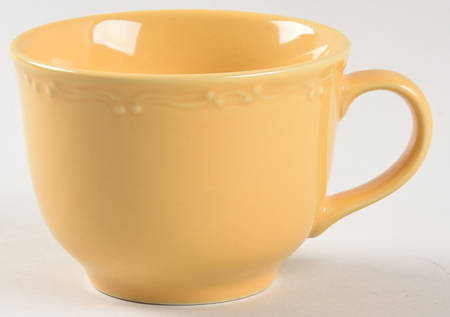 Romantic Yellow Flat Cup