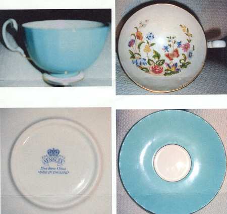 2973 Footed Cup & Saucer Set