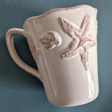 By the Sea Cream Mug