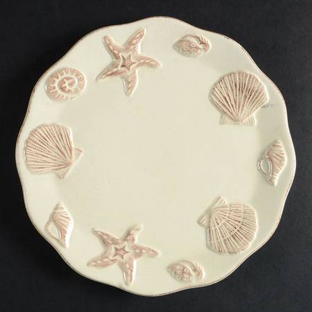 By the Sea Cream Salad/Dessert Plate