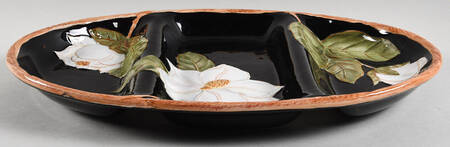 Magnolia Charm 3-Part Oval Divided Server by Artimino