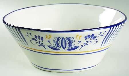 Mediterraneo 10" Large Salad Serving Bowl