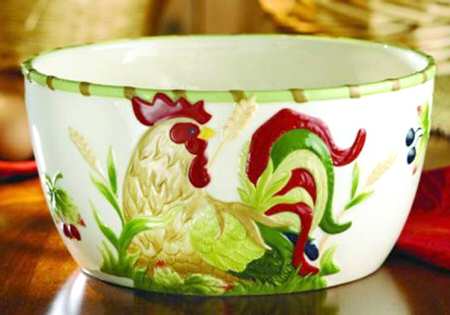 Avignion 10" Round Serving Bowl