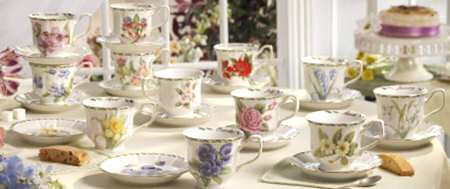 Printemps Footed Cup & Saucer Set
