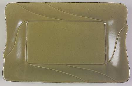 Mission Moss Green 10" Rectangular Serving Platter