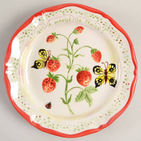 Francophile Dinner Plate