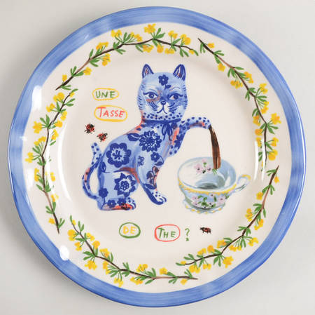 Francophile Dinner Plate