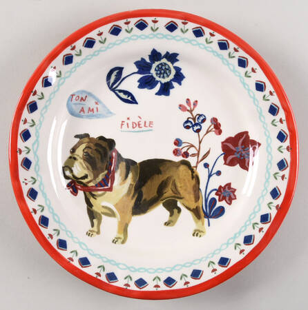 Francophile Dinner Plate
