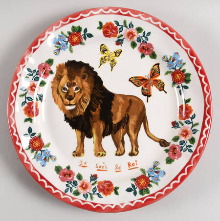 Francophile Dinner Plate
