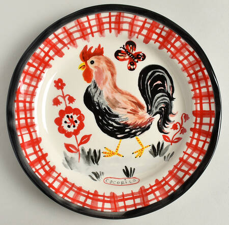 Francophile Dinner Plate