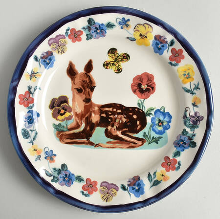 Francophile Dinner Plate