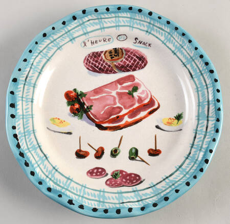Francophile Dinner Plate