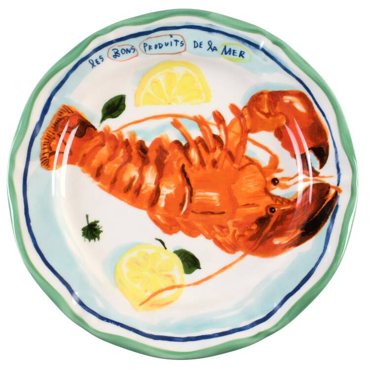 Francophile Dinner Plate