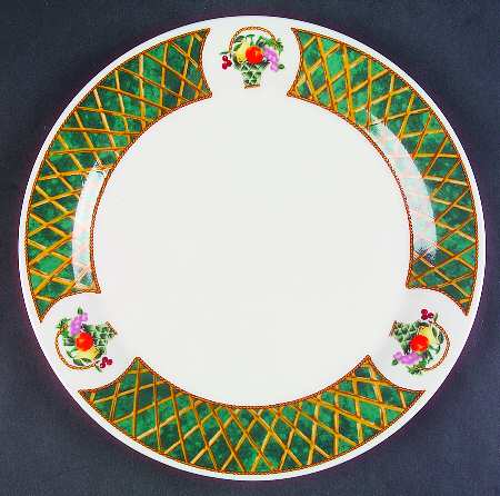 Lattice Fruit (Stoneware) Dinner Plate