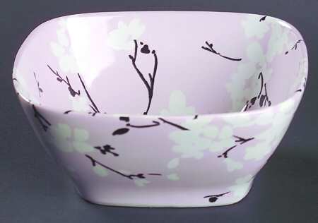 Mia Blossoms Pink Soup/Cereal Bowl