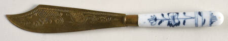 Floraine (Blue Onion) Individual Fish Knife