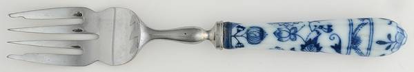 Floraine (Blue Onion) Individual Salad Fork