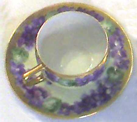 2834 Flat Cup & Saucer Set
