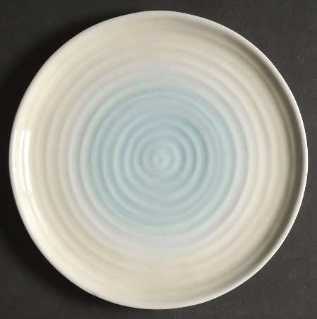 By the Sea Blue White Salad Plate
