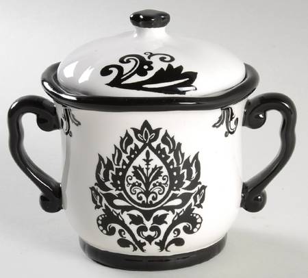 Muse Black Sugar Bowl & Lid