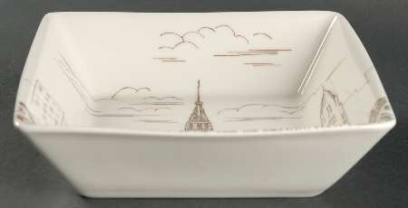 City Scenes Sepia Soup/Cereal Bowl