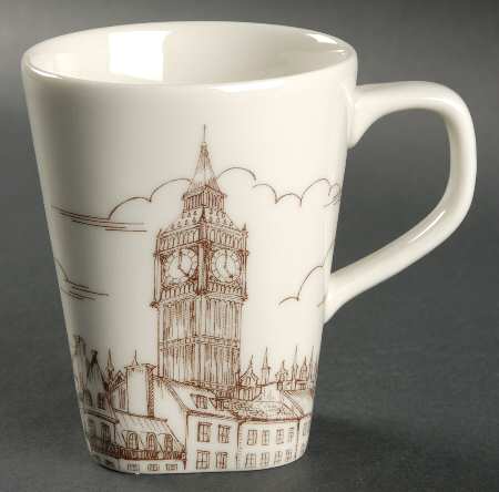 City Scenes Sepia Mug