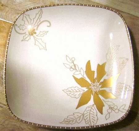 Contemporary Poinsettia Gold by 222 Fifth (PTS)