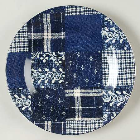 Selvedge Patchwork Salad Plate