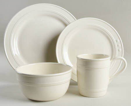 General Store Cream 4 Piece Place Setting