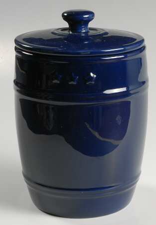 General Store Navy Blue Medium Canister & Lid