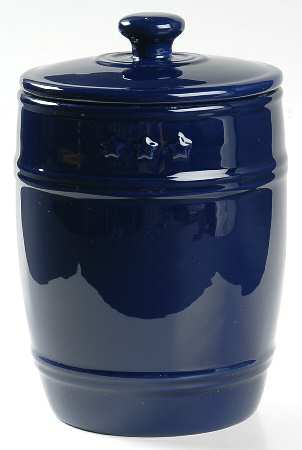General Store Navy Blue Small Canister & Lid