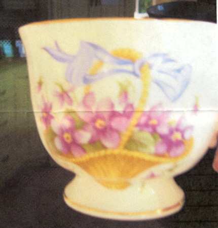Flower of the Month Footed Cup & Saucer Set