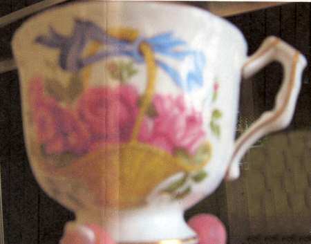 Flower of the Month Footed Cup & Saucer Set