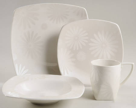 Alice Platinum 4 Piece Place Setting