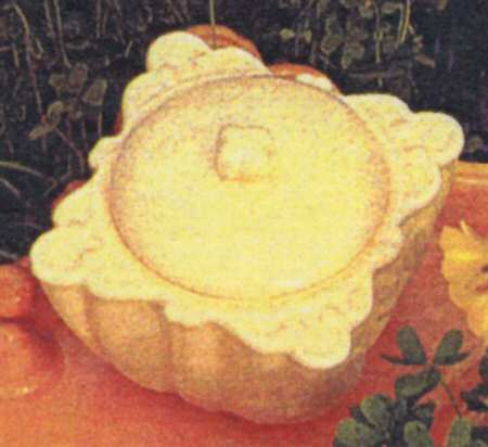 Carcassonne Saffron (Orange) Sugar Bowl & Lid