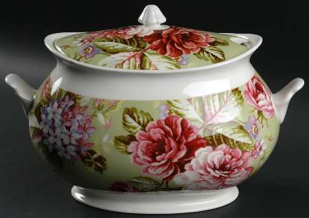 Heidi Green Tureen &  Lid