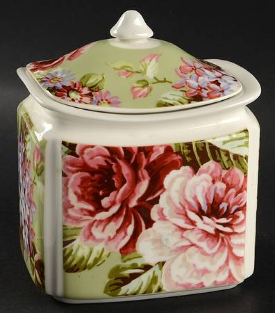 Heidi Green Small Canister & Lid