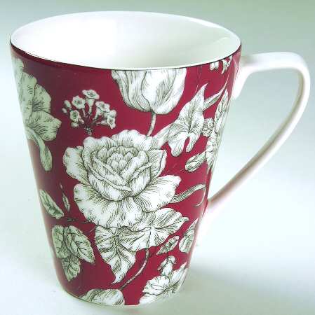 Country Toile Red Mug