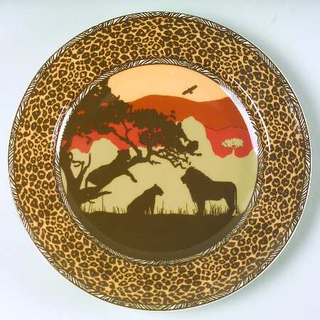 Sunset Safari Salad Plate