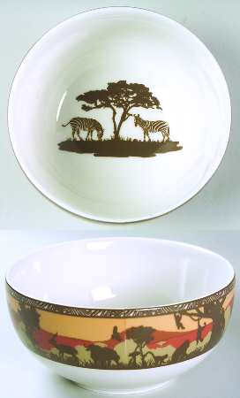 Sunset Safari Soup/Cereal Bowl