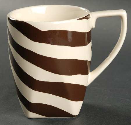 Zebra Brown Mug