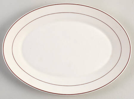 Bordeaux (Wide Rim) 11" Oval Serving Platter