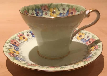 B5180-2 Flat Cup & Saucer Set